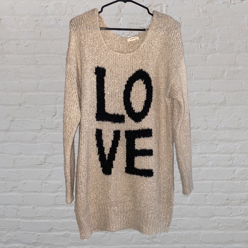 debut LOVE cream sweater/sweater dress